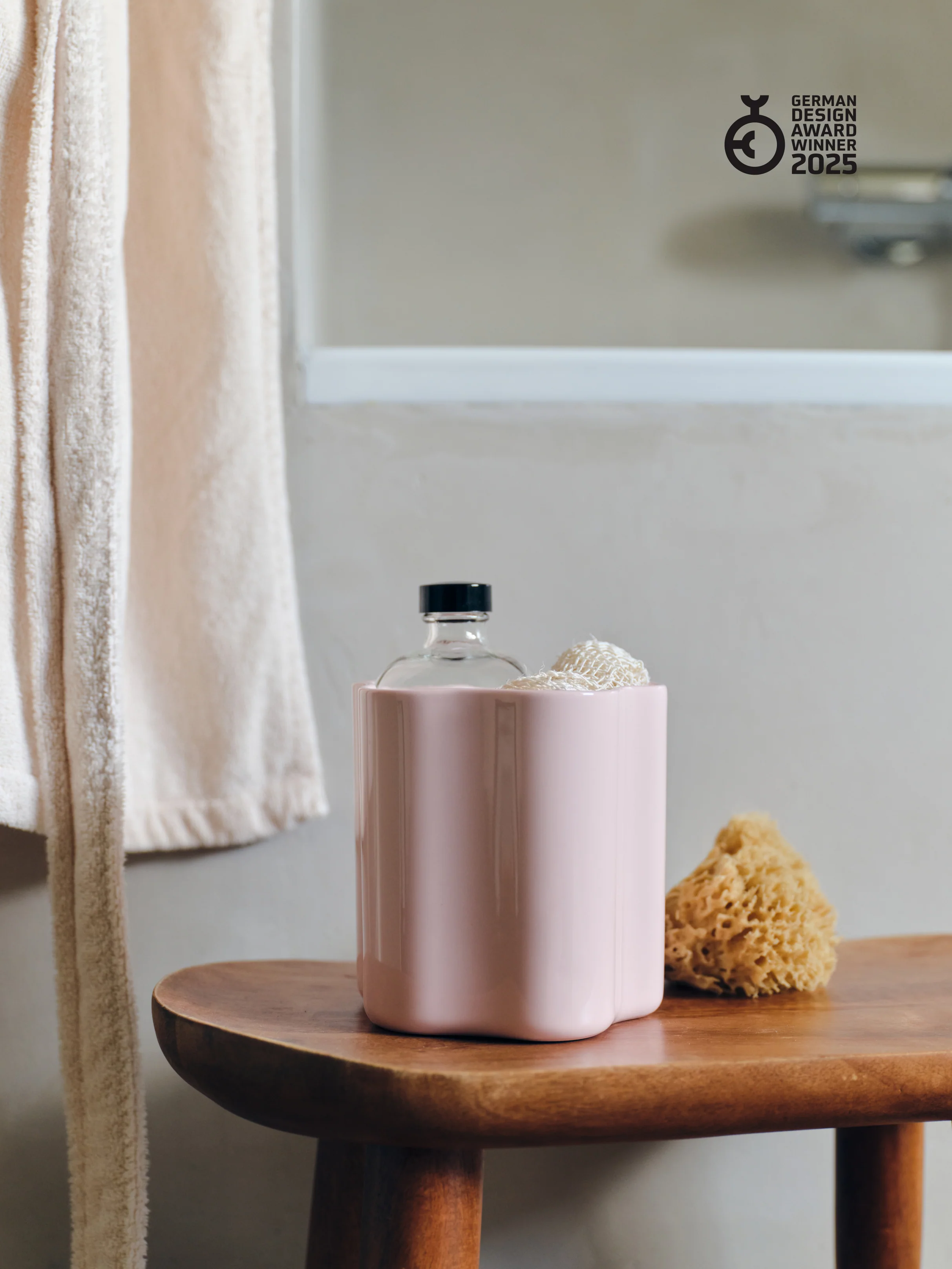 Cloud Jar medium, milky pink