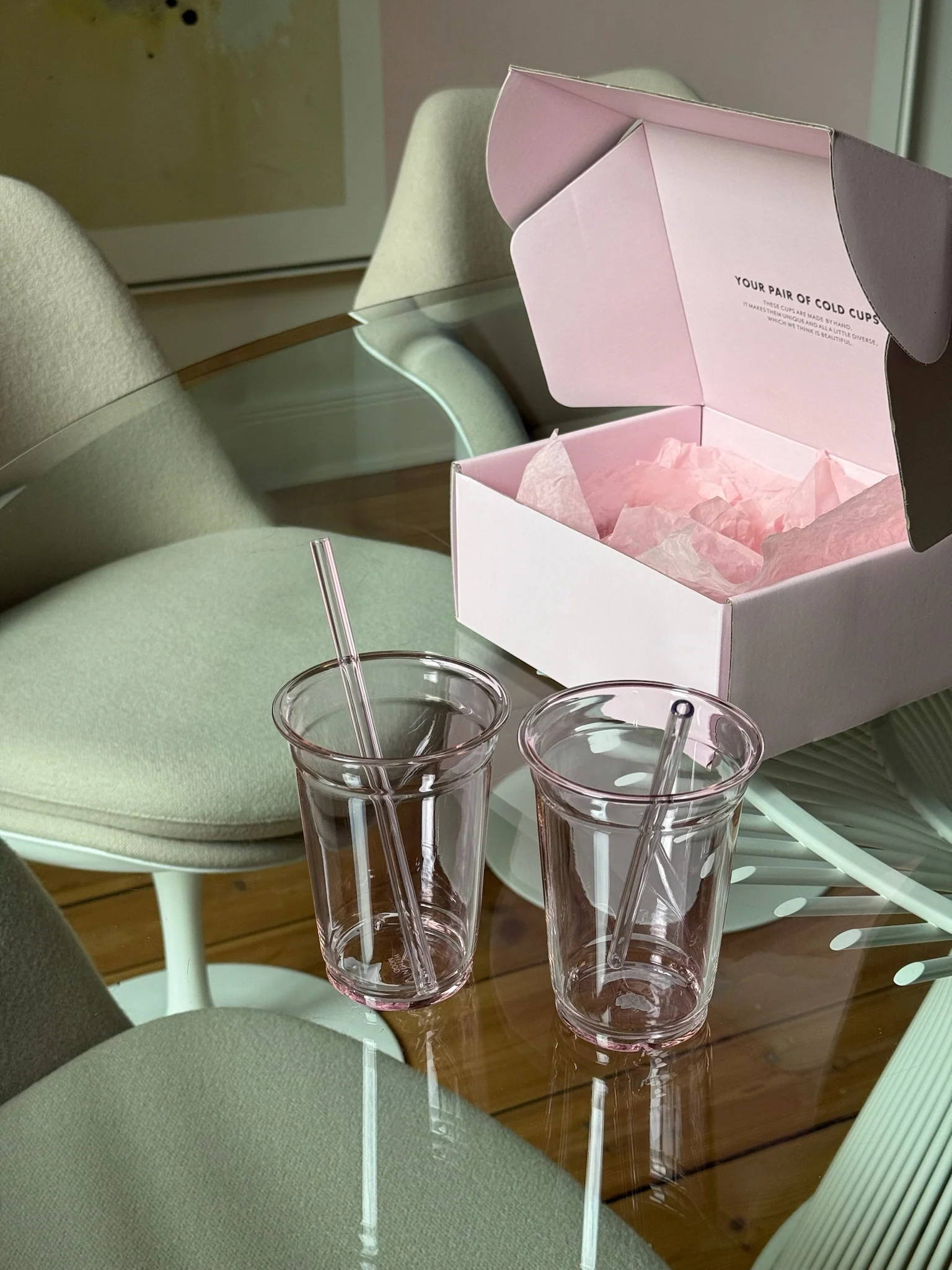 Cold Cups, pink, set of 2 - Image 3