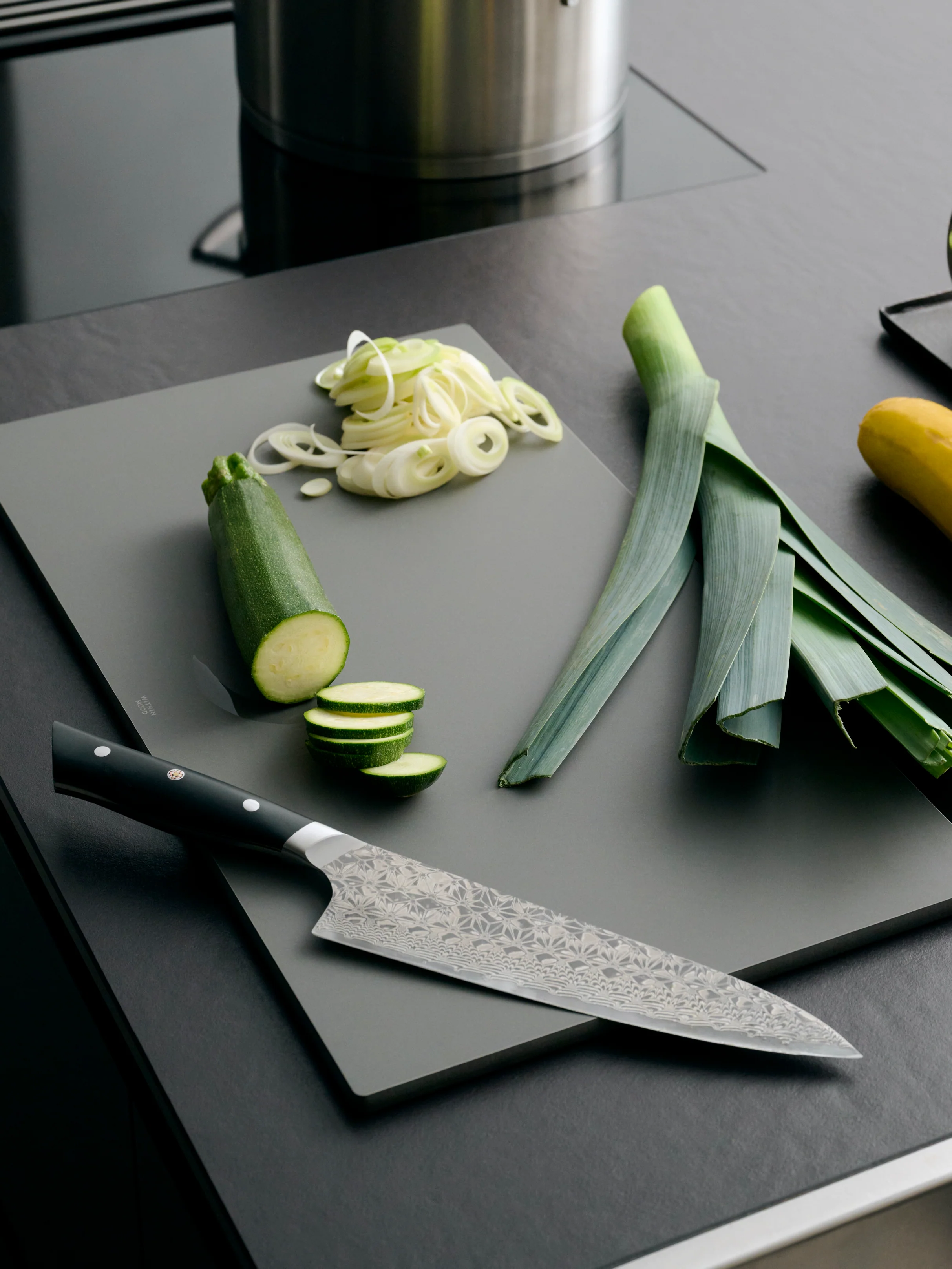 Cutting Board extra large, grey