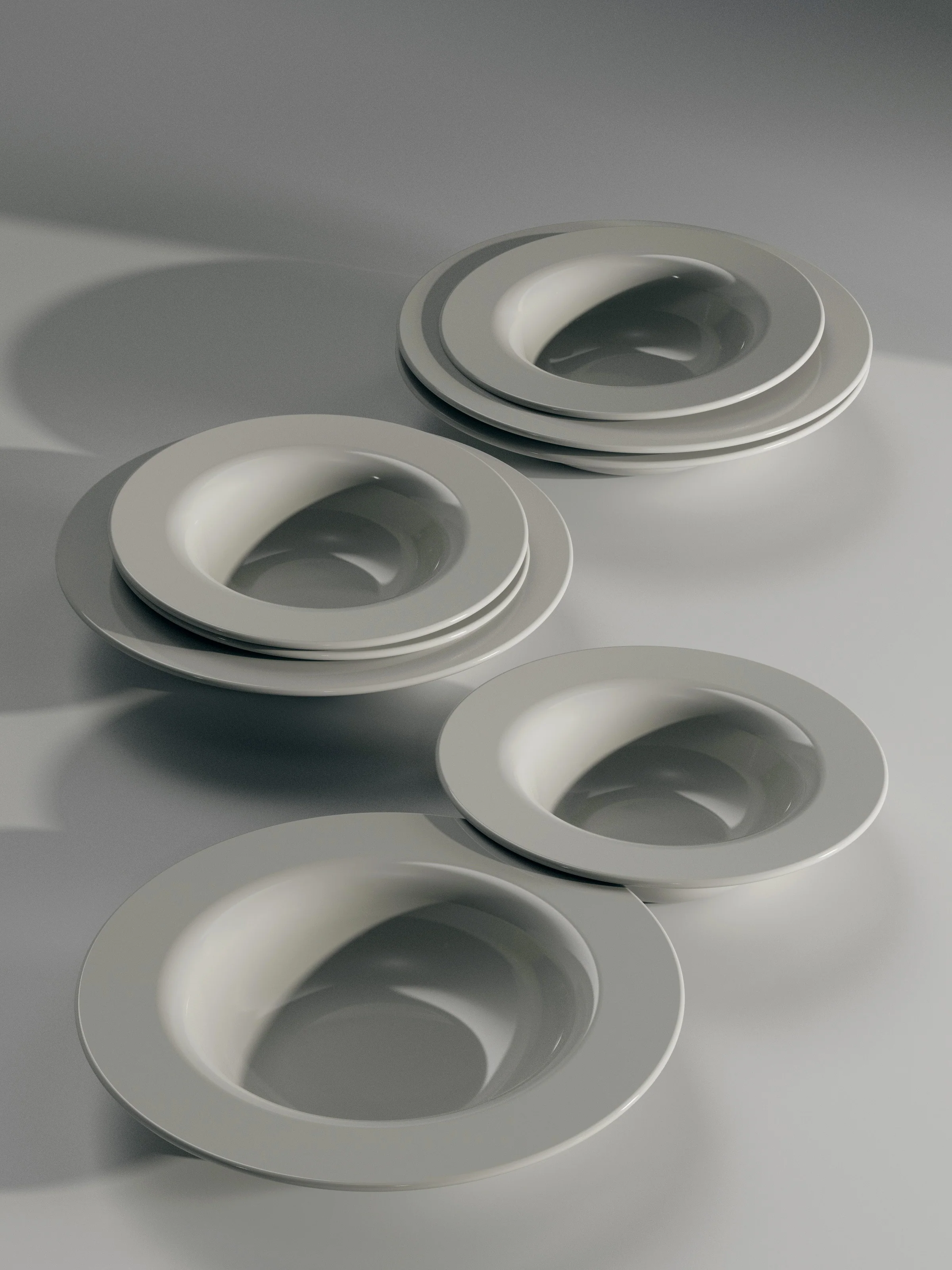 Deep Plate Set, 8 pieces - Image 3