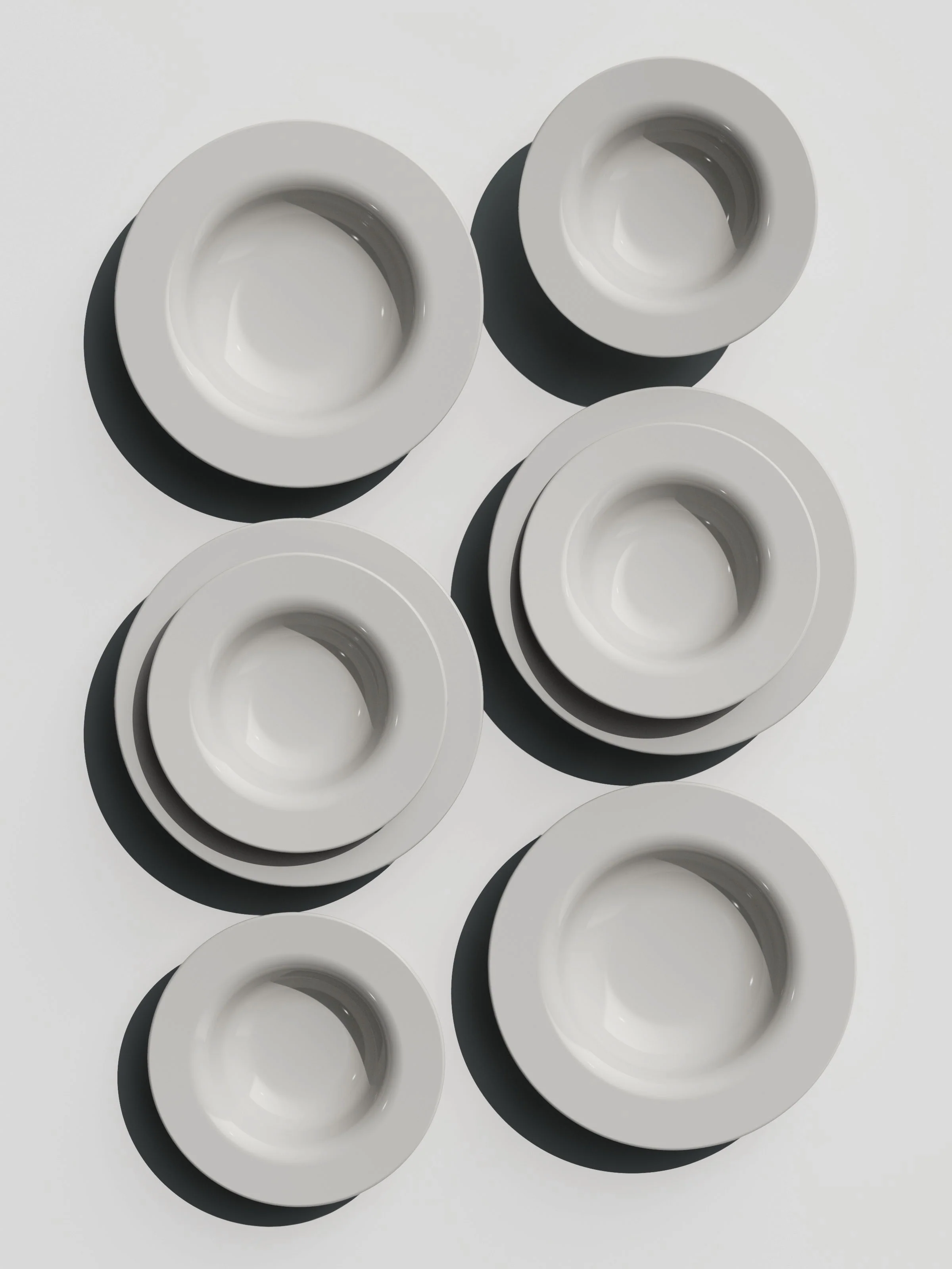 Deep Plate Set, 8 pieces - Image 5