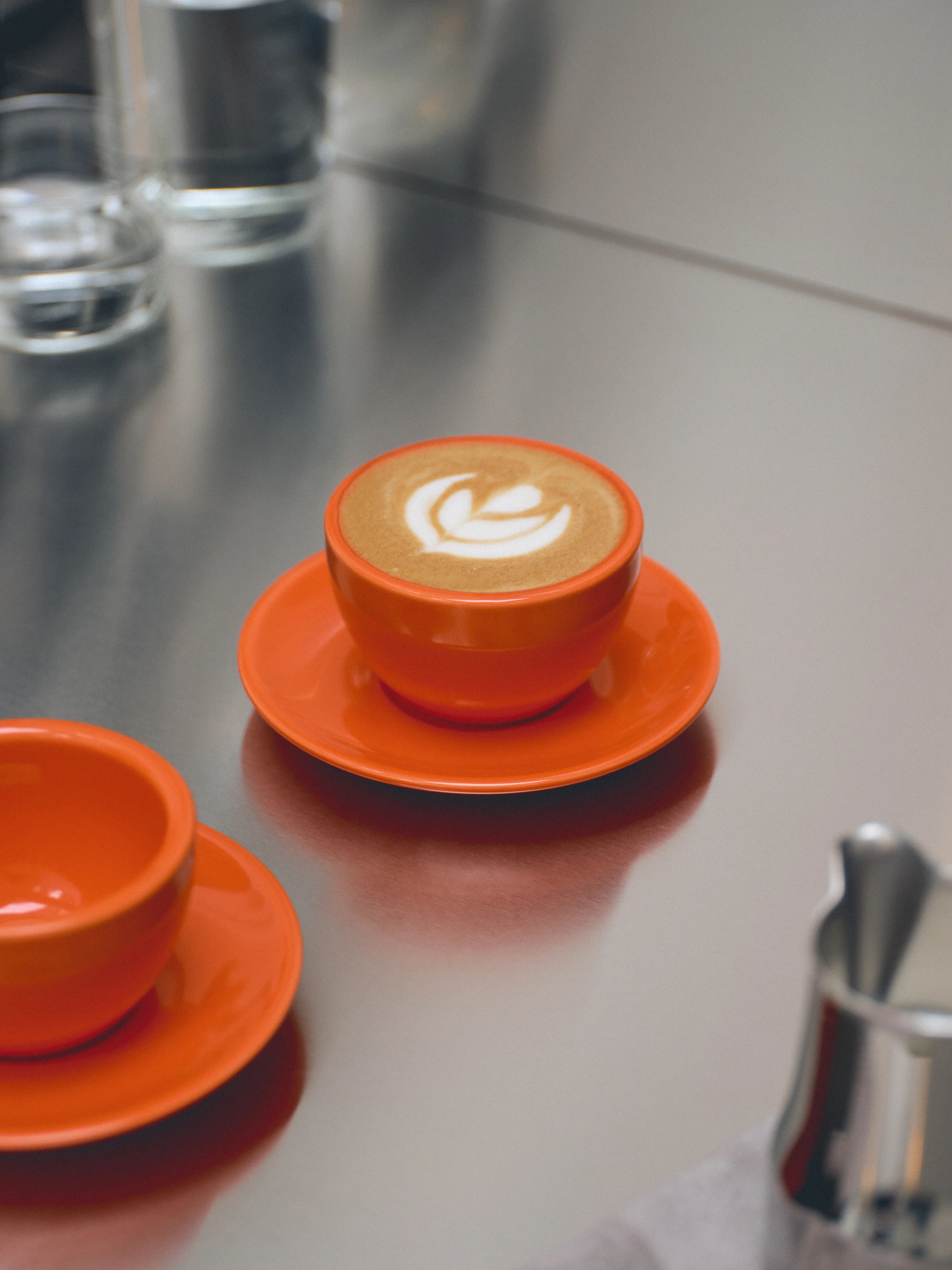 Mini Cold Cups, set of 2 + Cappuccino, orange, set of 2 - Image 2