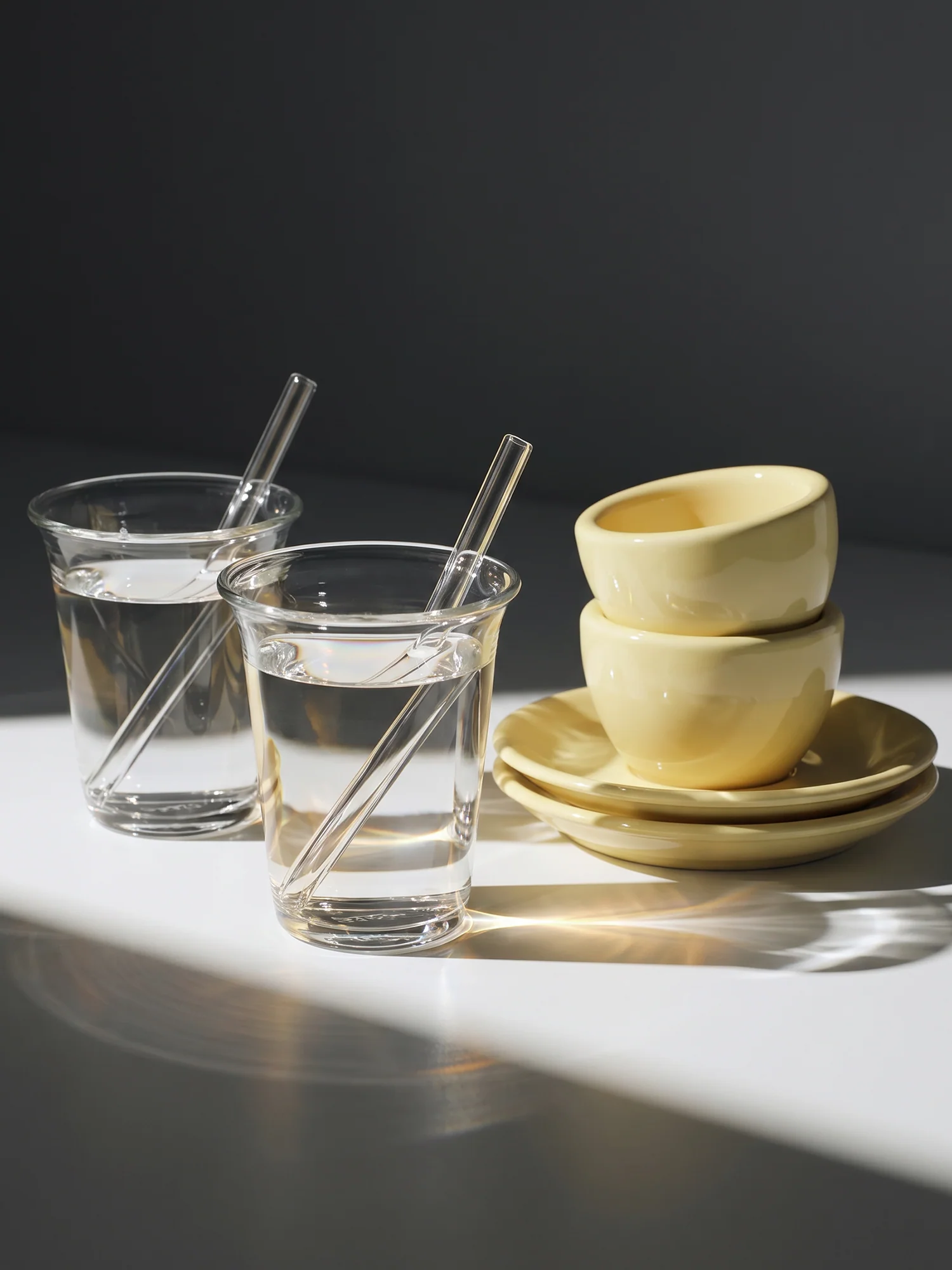 Mini Cold Cups, set of 2 + Espresso, butter, set of 2