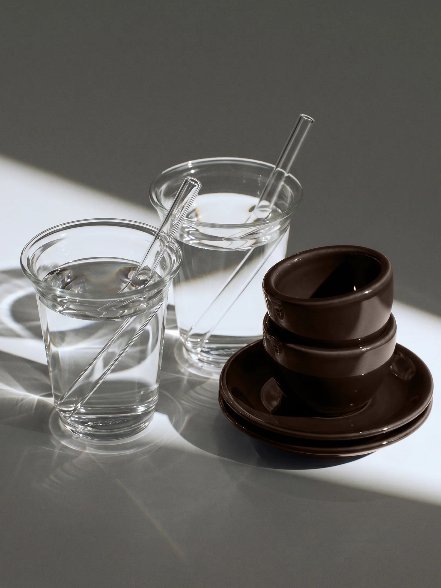 Mini Cold Cups, set of 2 + Espresso, raw cacao, set of 2