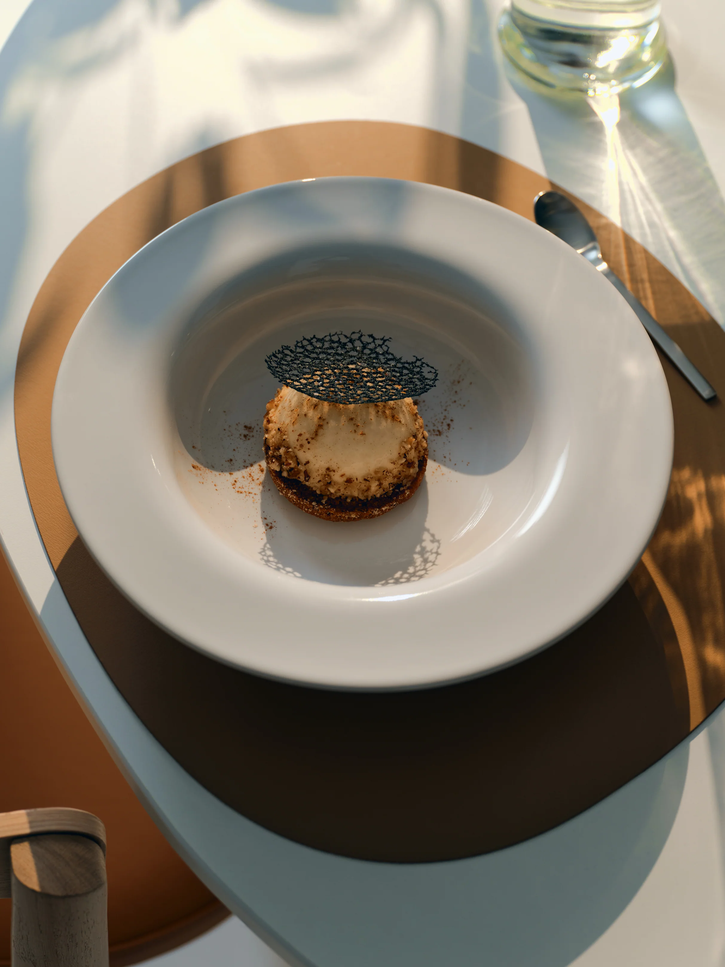Placemats, brown/ creamwhite, set of 2 - Image 6