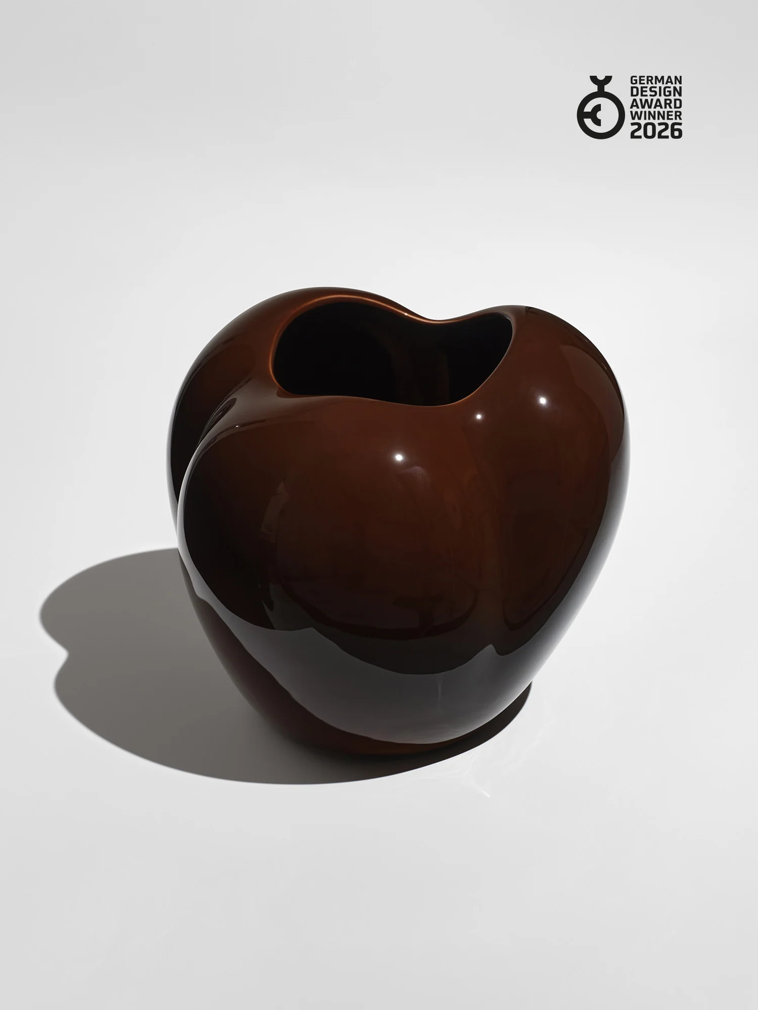 Poppy Vase, chocolate brown - Image 4