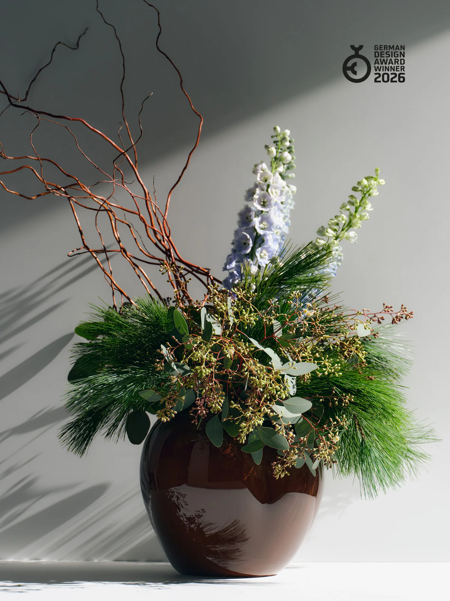 Poppy Vase, chocolate brown - Image 5