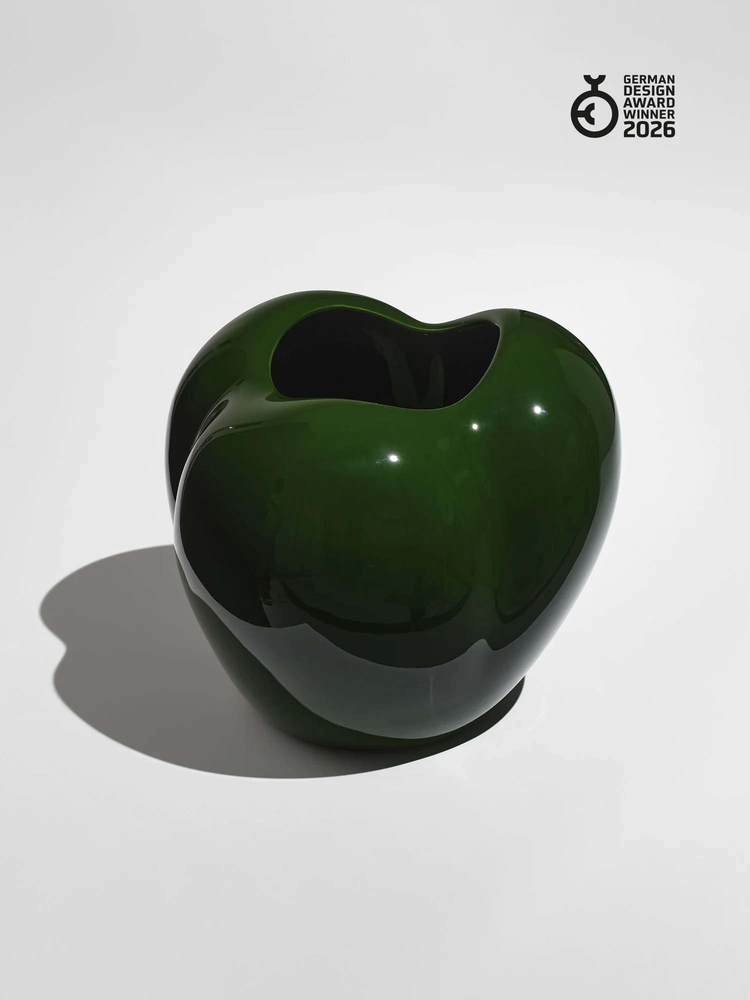 Poppy Vase, racing green - Image 4