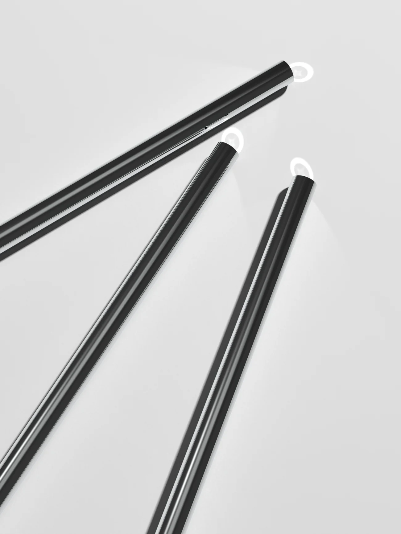 Straws & Cleaning Stick Set, chrome - Image 3